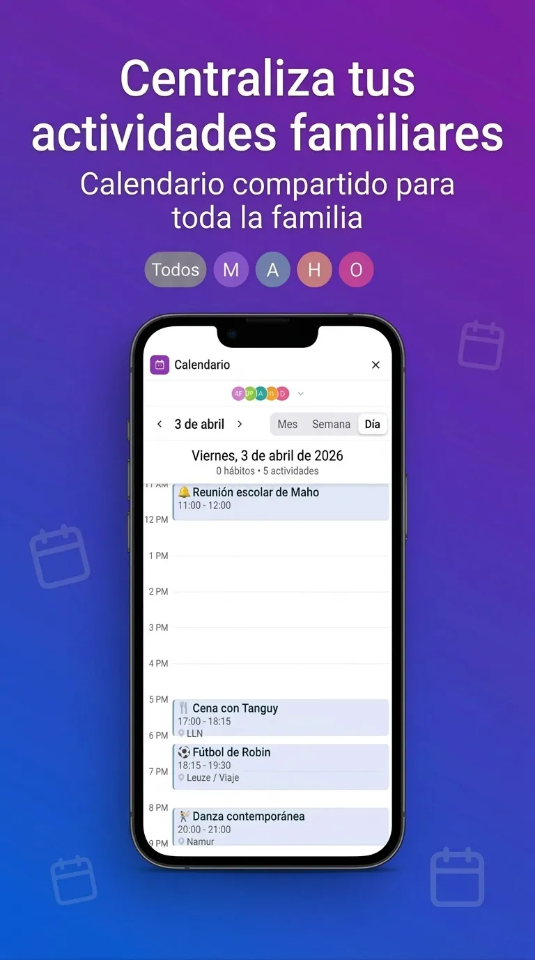 App Calendario Familiar Compartido 1