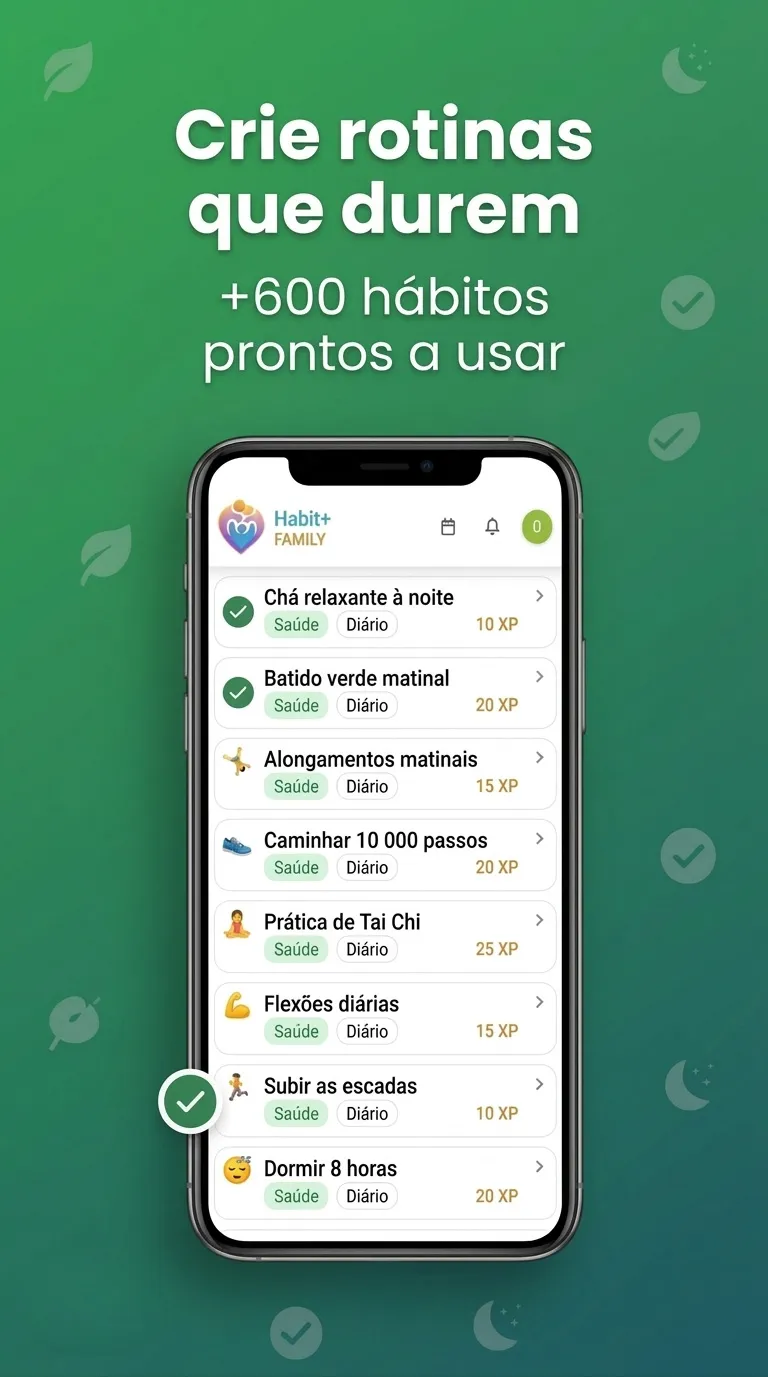 Rotinas Familiares & Habit Tracker Família 1