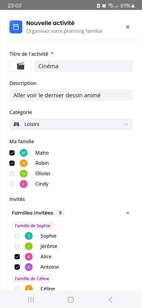 Calendrier Familial Partagé 3