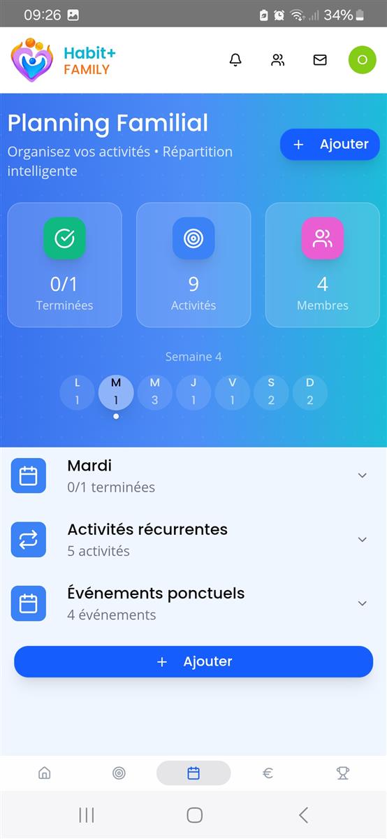 Calendrier Familial Partagé 1