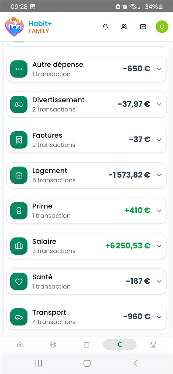 Contrôle du Budget Familial 2